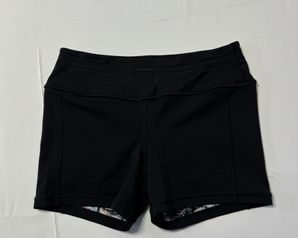 Lululemon Black High-Performance Speed Up Athletic Shorts