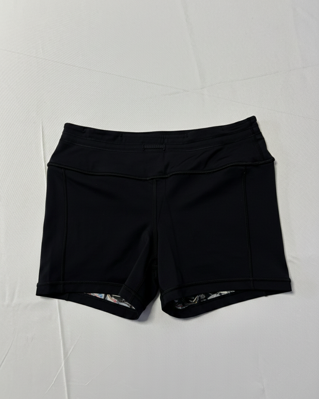 Lululemon Black High-Performance Speed Up Athletic Shorts
