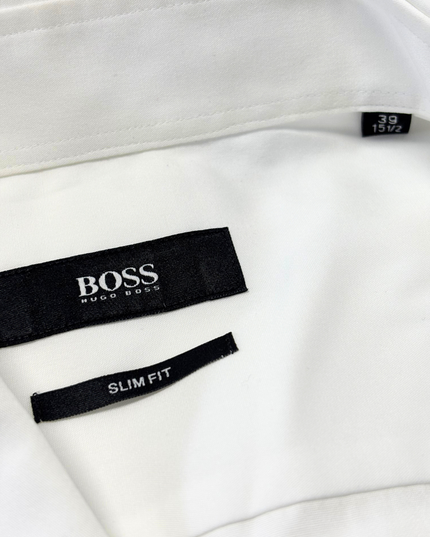 Hugo Boss White Slim Fit Dress Shirt