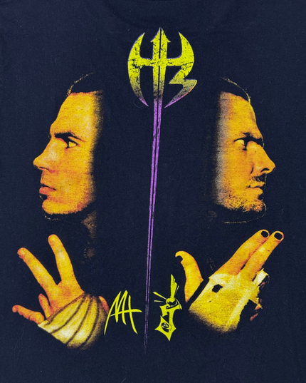 WWE Authentic Hardy Boyz Graphic Wrestling T-Shirt - S