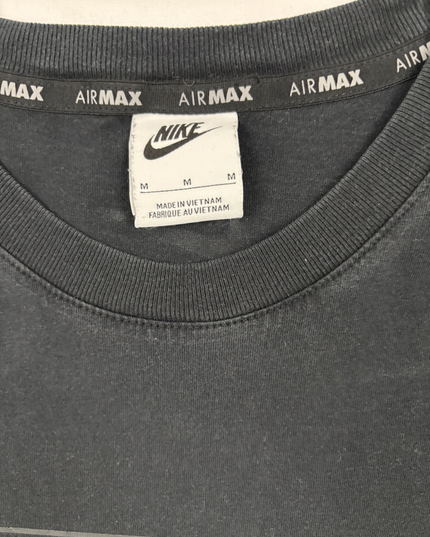 Nike Air Max Retro Black & Volt Graphic T-Shirt - S