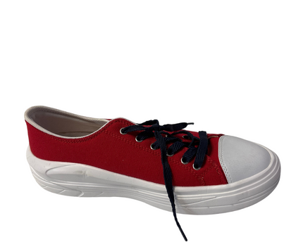 U.S. Polo Assn. Red Canvas Low Top Sneakers