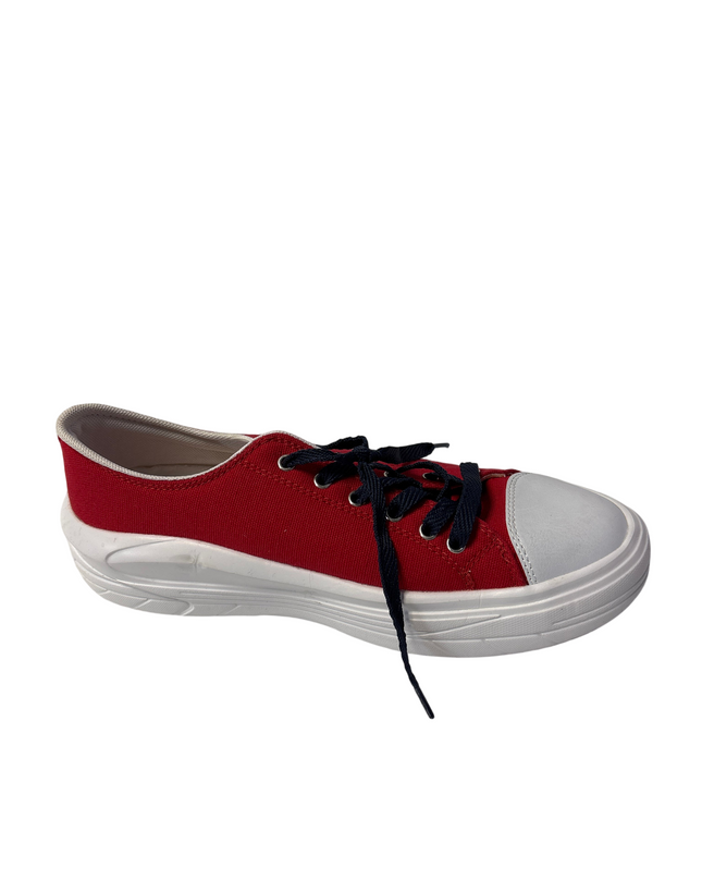 U.S. Polo Assn. Red Canvas Low Top Sneakers