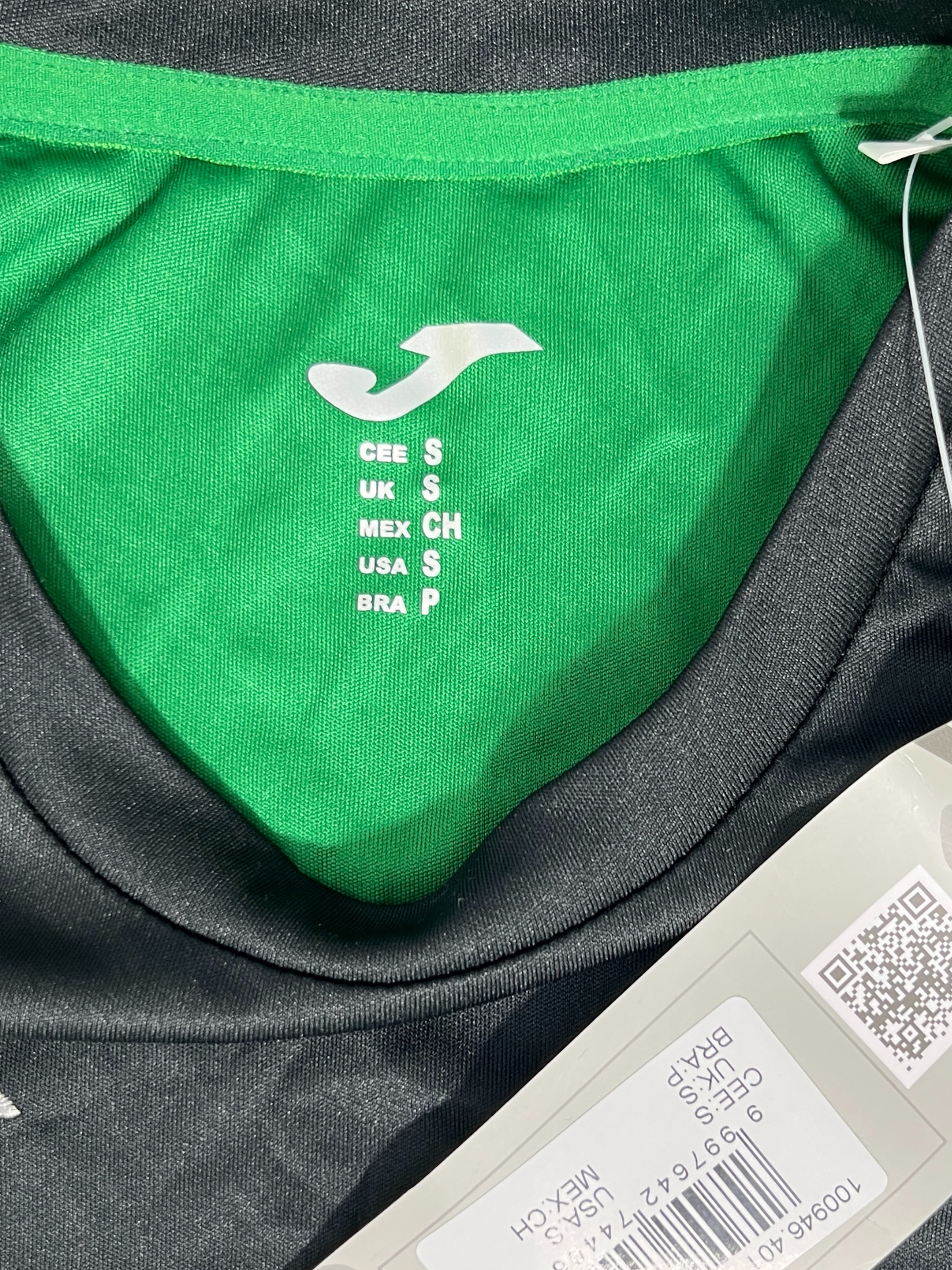 Joma Tennis Winner Tshirt Green with Black Panel - S | New With Tags