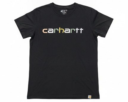 Carhartt Black Graphic Logo Short Sleeve Tee