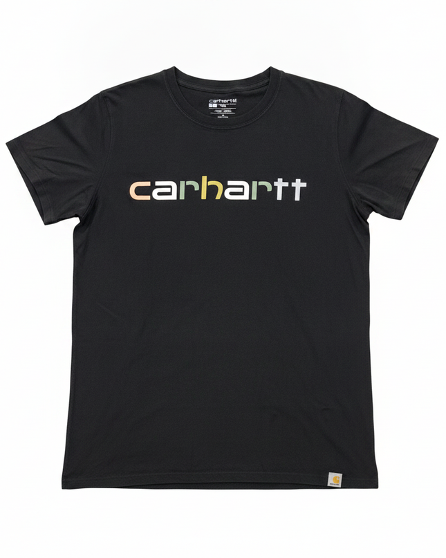 Carhartt Black Graphic Logo Short Sleeve Tee