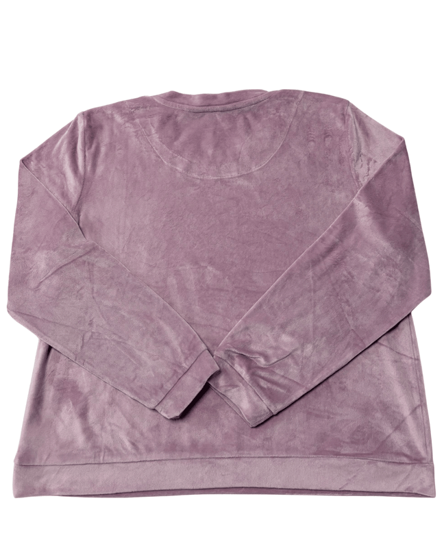 Juicy Couture Lavender Velour Crystal "Juicy" Sweatshirt