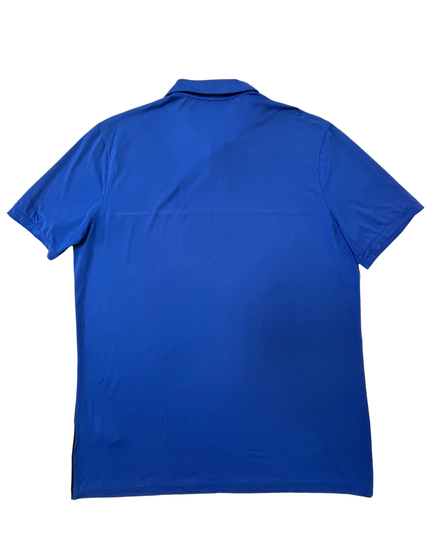 Nike Golf Dri-FIT Blue & Black Colorblock Performance Polo Shirt