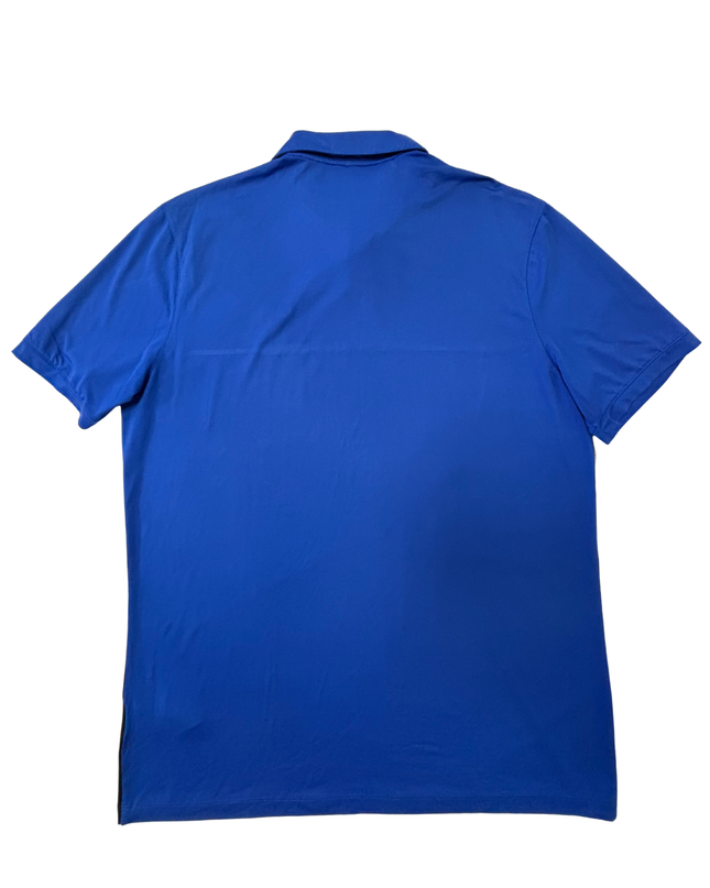 Nike Golf Dri-FIT Blue & Black Colorblock Performance Polo Shirt