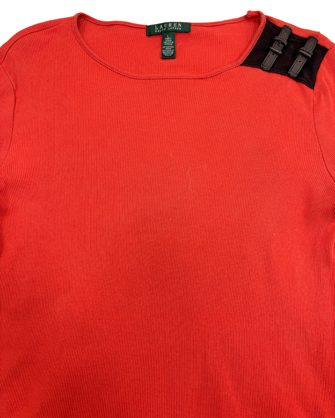 Lauren by Ralph Lauren - Red Long Sleeve Top - S