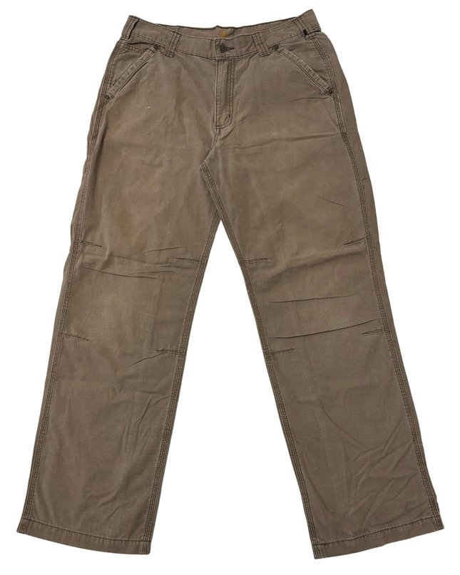 Carhartt Relaxed Fit Ripstop Tan Brown Cotton Utility Cargo Pants