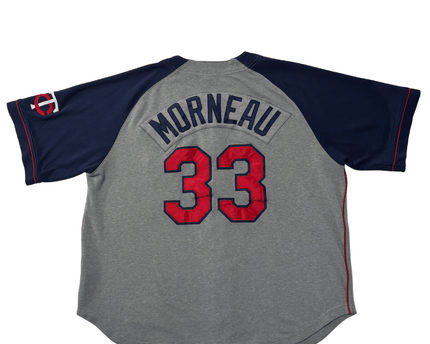 Nike MLB Vintage Minnesota Twins Justin Morneau #33 Jersey