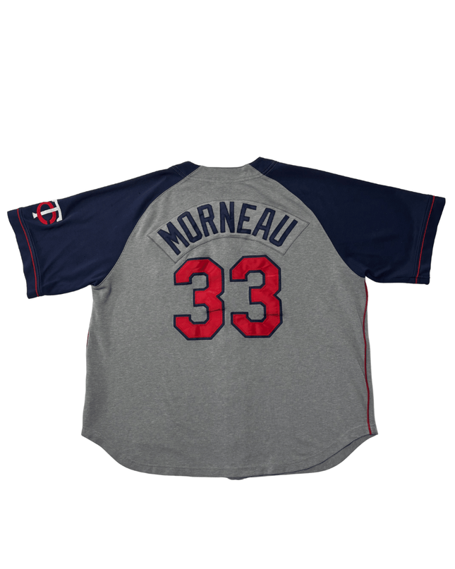Nike MLB Vintage Minnesota Twins Justin Morneau #33 Jersey