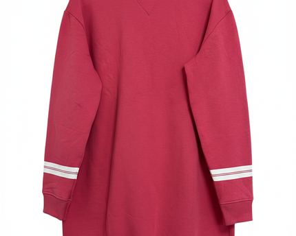 Tommy Jeans Pink Embroidered Logo Longline Sweatshirt