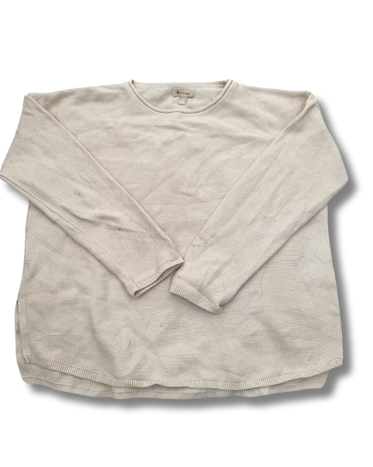 Barbour Off-White Sweater - M