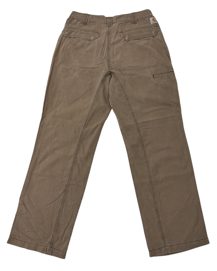 Carhartt Relaxed Fit Ripstop Tan Brown Cotton Utility Cargo Pants