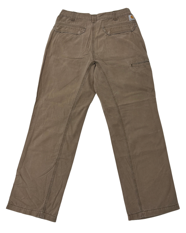 Carhartt Relaxed Fit Ripstop Tan Brown Cotton Utility Cargo Pants