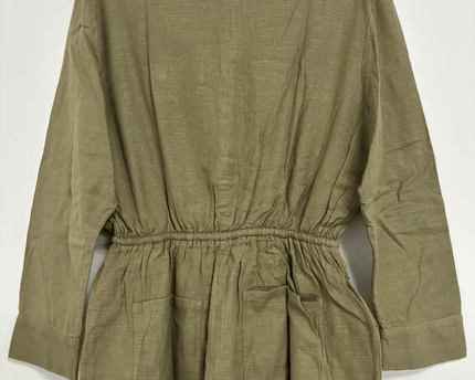 Billabong Strappy Jumpsuit Short Olive Green Romper