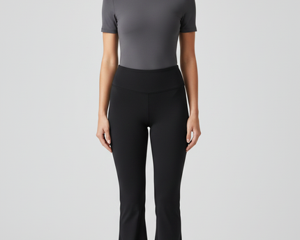 Lululemon Black High-Rise Flared Yoga Pants