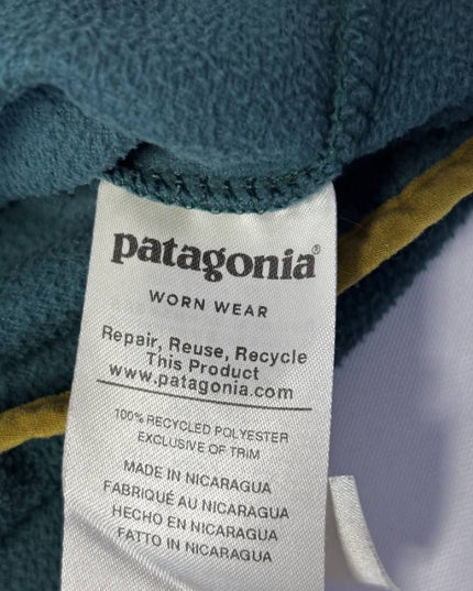 Patagonia Teal Lightweight Synchilla Snap-T Fleece Pullover Sweatshirt