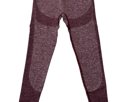 Gymshark Energy Seamless Maroon Logo Waistband Leggings