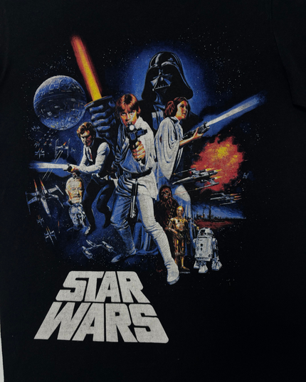 Star Wars 40th Anniversary Original Trilogy Poster Black T-Shirt