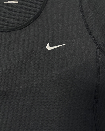 Nike Fit Dry Black & Neon Yellow Running T-Shirt