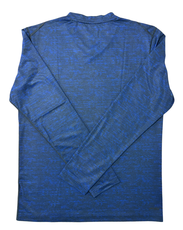 Adidas TechFit Team Issue Royal Blue Long-Sleeve Compression Top - M