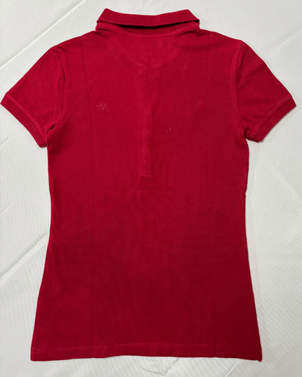 Aéropostale A87 Ruby Red Pique Polo Shirt