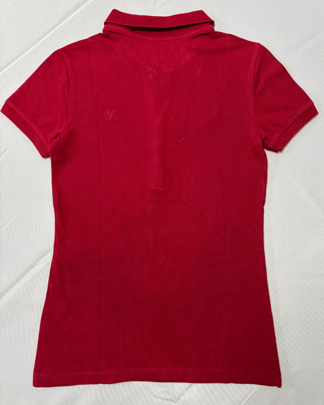 Aéropostale A87 Ruby Red Pique Polo Shirt