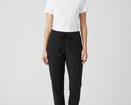 lululemon Black Tapered Drawstring Active Pants