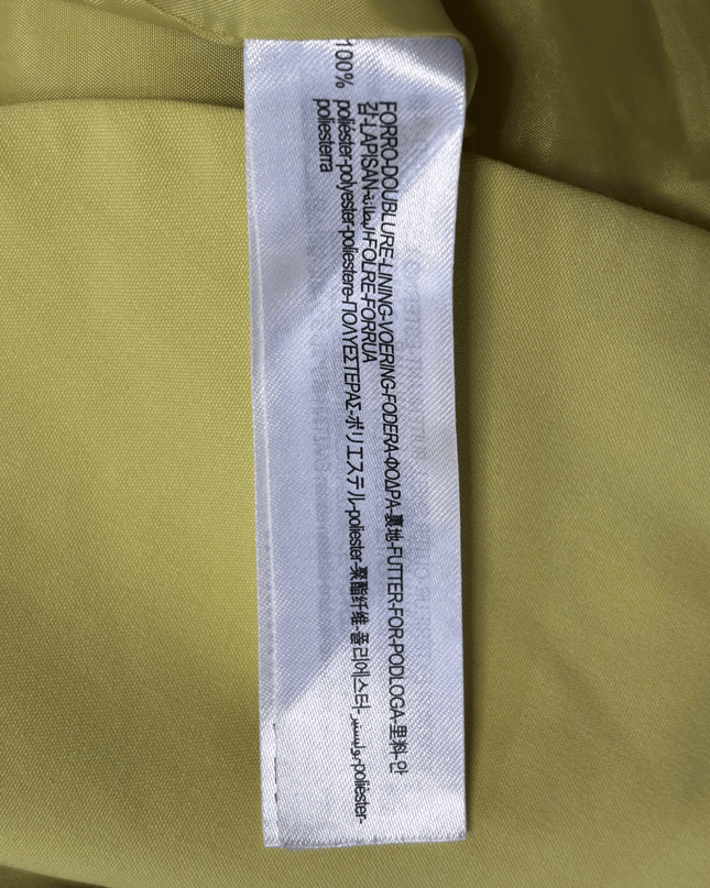 Zara Chartreuse Lime Green Single Button Peaked Lapel Blazer