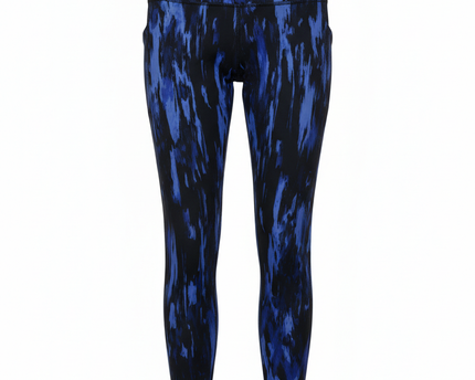 Lululemon High-Rise Abstract Blue Print Cropped Leggings