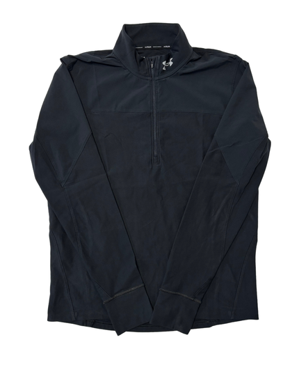 Under Armour HeatGear Black Half-Zip Running Pullover - M