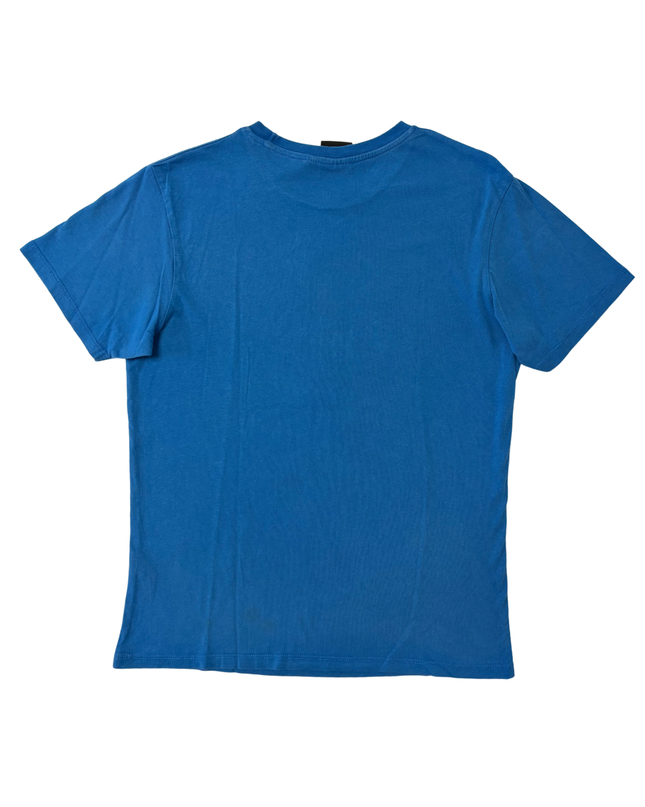 Rick and Morty x Adult Swim Blue Graphic Cartoon T-Shirt - S