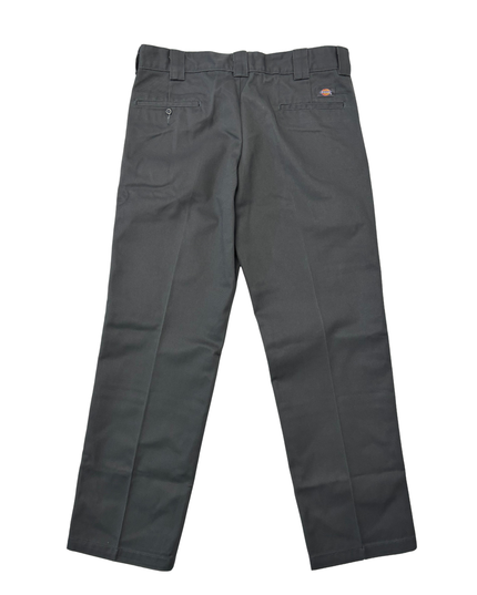 Dickies Slim Straight Charcoal Gray Work Pants - XL | Waist: 36"