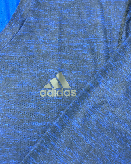 Adidas TechFit Team Issue Royal Blue Long-Sleeve Compression Top - M