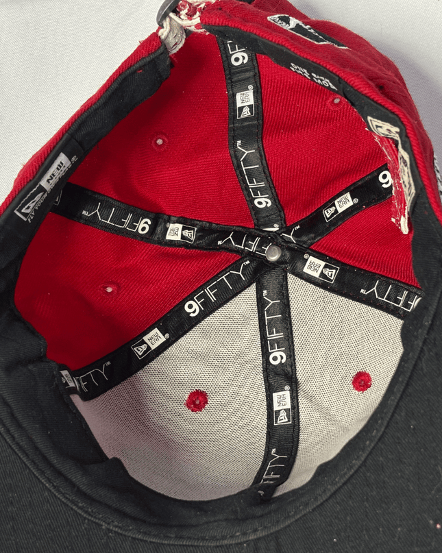 New Era Miami Heat Red 9Fifty Strapback Cap