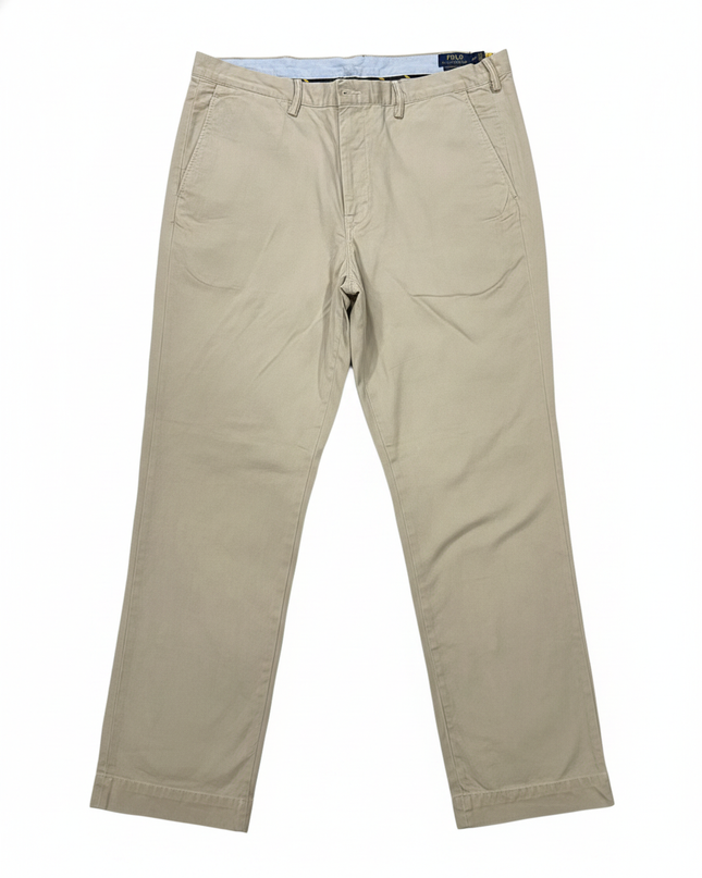 Polo Ralph Lauren Beige Stretch Straight Fit Chino Pants