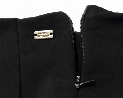 Pull&Bear Pacific Republic Black Pleated Mini Skirt