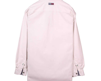 Tommy Jeans Off-White Contrast Trim Casual Shirt