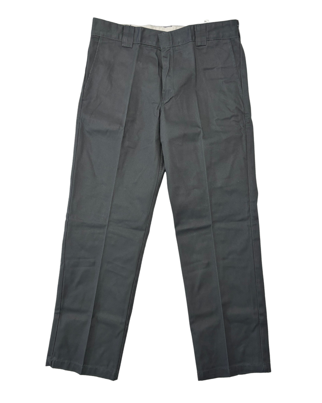 Dickies Slim Straight Charcoal Gray Work Pants - XL | Waist: 36"