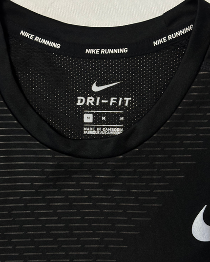 Nike Dri-FIT Black Reflective Running Performance T-Shirt