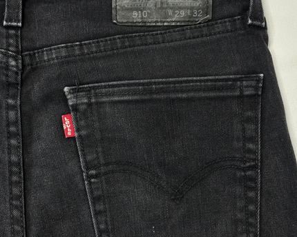 Levi's 510 Skinny Fit Faded Black Stretch Jeans