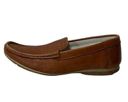 DIESEL Classic Tan Leather Driving Loafers | Brown | EU 42