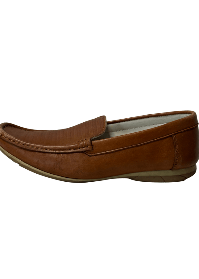 DIESEL Classic Tan Leather Driving Loafers | Brown | EU 42