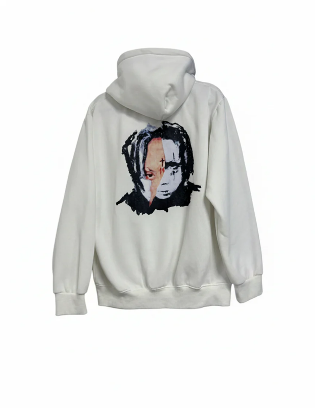 Revenge White Trippie Redd Portrait Graphic Hoodie