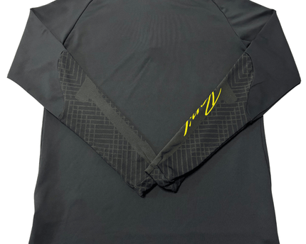 Jordan x PSG 2023/24 Fourth Strike  Black & Tour Yellow Dri-FIT Drill Top