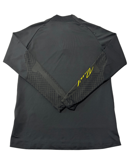 Jordan x PSG 2023/24 Fourth Strike  Black & Tour Yellow Dri-FIT Drill Top
