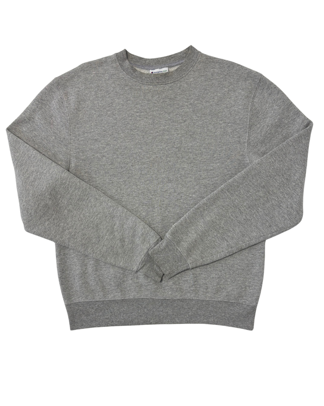 Champion Eco Authentic Heather Grey Crewneck Sweatshirt